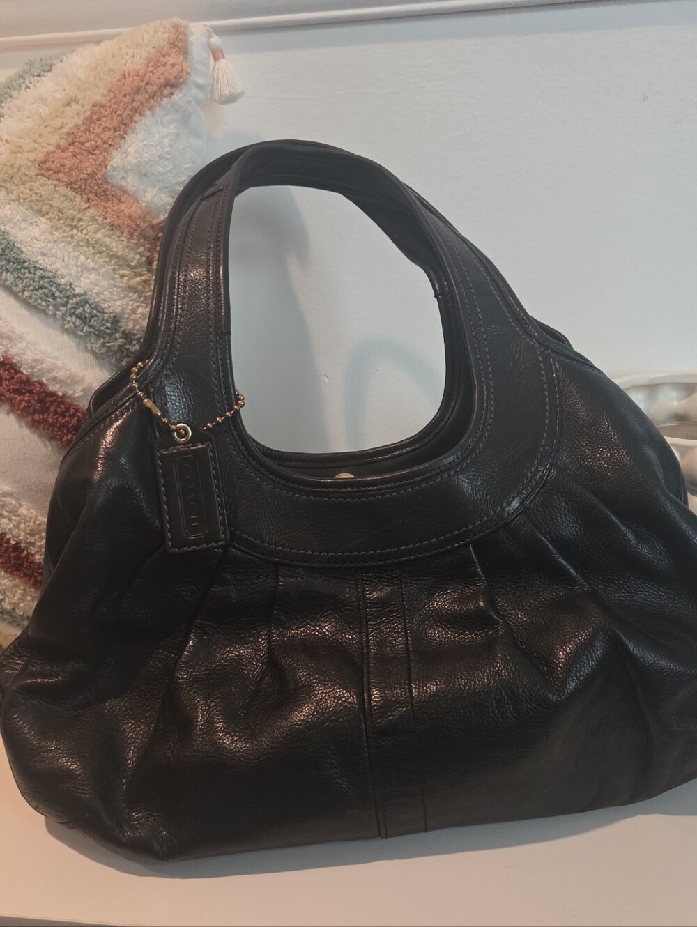 Authentic Y2K Coach Ergo Kisslock Frame Satchel Bag - Picture 6 of 6